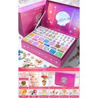 Kit de fabrication de bijoux pour filles, bracelet à perles DIY, 9 en 1, 3800 pièces, collier de princesse, boîte cadeau, certifié EN71 CPC, cadeau d'anniversaire