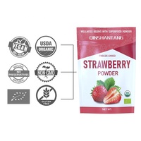 Natuurlijk voedingsmiddelkwaliteit biologisch aardbeienextract drankmix spraygedroogd concentraat sappoeder in trommel-/flesverpakking