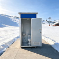 Cabine de toilettes mobiles, toilettes portables, unité de toilettes préfabriquée modulaire pour extérieur, toilettes publiques, fabricant chinois, exportation de toilettes