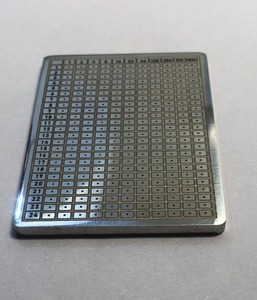 Piatto d'acciaio mnemonico 304 acciaio inossidabile, frase del seme di 24 cifre - Product Image 1