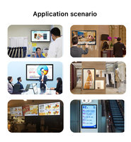 Équipement commercial pour restaurant en plein air Dispositif Android étroit pour montage mural Affichage publicitaire LCD Signalisation et affichage numériques