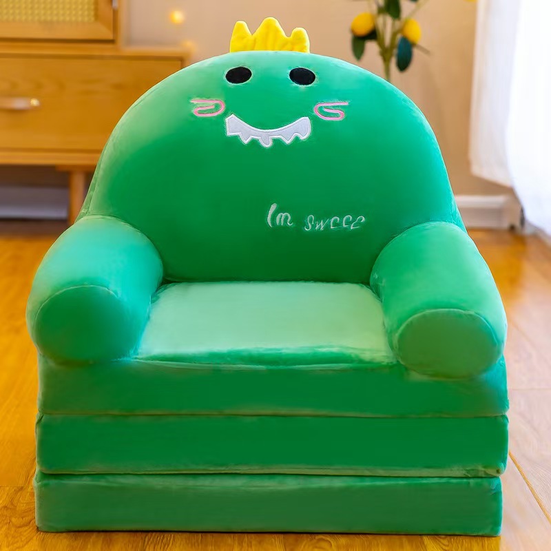 Green dinosaur children seat
