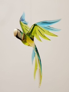 Miniature Monde en Verre Artisanat en Verre Cristal Oiseaux Ornements Animaux Art Déco Luxe Moderne Haute Qualité Anniversaire - Product Image 3