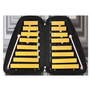 Xylophone à 16 cordes, piano à percussion en métal, jouet éducatif pour enfants de 2 à 4 ans, tambours unisexes, percussion - Product Image 1