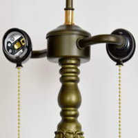 Interrupteur à pied pour lampe de sol, interrupteur à fermeture éclair, double support de lampe pour lampes de table, support d'interrupteur à tirette, adaptateur de douille d'ampoule