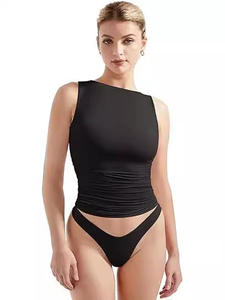 Новый Уникальный Матовый жилет для летних красоток, американская и европейская одежда, майка для женщин, футболки - Product Image 3