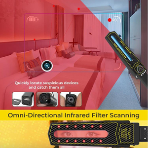 Bug <strong>Detector</strong> <strong>RF</strong> Wireless <strong>Detector</strong> Camera Laser Lens GSM Device Finder Portable <strong>Detector</strong> - Product Image 6