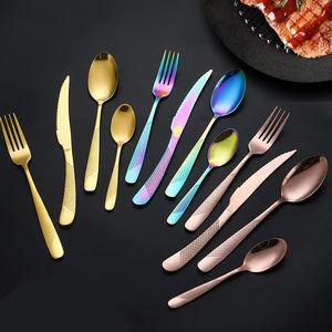 4-in-1 סכו "ם מטבח נירוסטה לסכין כפית & מזלג סט כלי עוגת יוקרה כלים למסיבות מתנות - Product Image 5