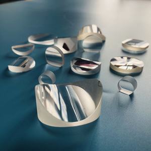 광학용 석영 용융 실리카 KY-1 평면 오목 원통 렌즈 - Product Image 1