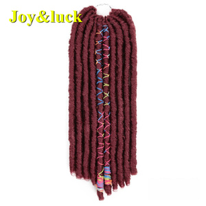 Tresses synthétiques douces blanches au Crochet pour femmes africaines, Dreadlocks, fausses tresses, prix de gros #60 - Product Image 4