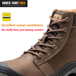 Stivali di Sicurezza Personalizzati con Punta in Acciaio, Antiurto e Antiperforazione, Scarpe da Lavoro alla Moda per il Commercio Transfrontaliero - Product Image 2
