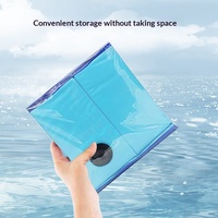Baignoire pliable de luxe pour chien en PVC et ABS, piscine pour animaux de compagnie pour chiens de petite et moyenne taille, utilisation en salle de bain