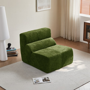 Compressed Sofa Chair in a <b>Box</b> European Warehouse Ready Stock <b>Soft</b> Foam Lazy Couch Modern Single Seat Sofa for Living Room Use - Product Image 1