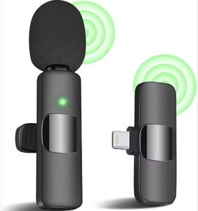 Microphone sans fil K9, microphone <span class=keywords><strong>cravate</strong></span> sans fil, microphone lavalier sans fil, microphone portable audio-vidéo sans fil - Product Image 1