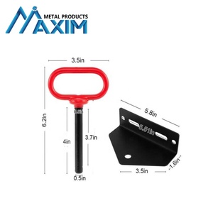 <span class=keywords><strong>Attelage</strong></span> de remorquage de <span class=keywords><strong>remorque</strong></span> de tondeuse à rayon de braquage zéro personnalisé avec goupille de verrouillage pour le remorquage de bateau cargo RV camion vélo ATV - Product Image 3