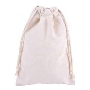 Wholesale <strong>Canvas</strong> Cotton Jewelry <strong>Pouch</strong> <strong>Drawstring</strong> Shoe <strong>Bag</strong> Gift <strong>Bag</strong> Custom Handbag Dust <strong>Bags</strong> Covers with Logo Print - Product Image 4