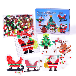 High Quality 10mm PE Plastic Perler Fused <b>Beads</b> <b>Kit</b> Christmas Educational Toy Encouraging Problem-Solving Skills 5 to 7 Years - Product Image 3
