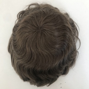 วิกผม LXAT002สำหรับผู้ชายวิกผมแบบเต็มสไตล์ยุโรป - Product Image 6