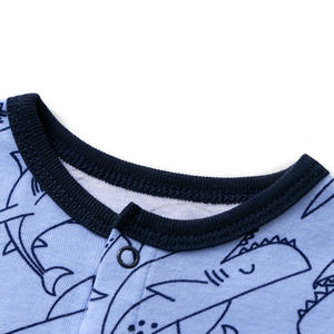 Fabricante, venta al por mayor, monos <span class=keywords><strong>de</strong></span> manga corta <span class=keywords><strong>de</strong></span> verano, ropa para gatear para recién nacidos, ropa Popular <span class=keywords><strong>de</strong></span> algodón puro para bebés, animales <span class=keywords><strong>de</strong></span> punto - Product Image 5