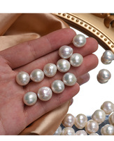 Perle Edison blanche AAA de 12 à 13mm, perles baroques d'eau douce de haute brillance en forme de Edison