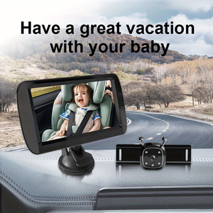 Easy Installation 4.3 Inch Back Seat Baby With Infrared Night Vision Monitor for Infant Toddlers Kids YB-403CA-SC 4.3 - Product Image 1