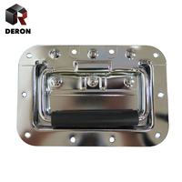 Poignées de FlightCase en métal zinc solides et durables Accessoire de quincaillerie plaqué à la mode Ressort encastré robuste Utilisation durable