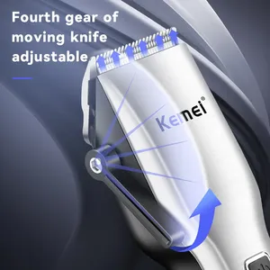 Cortadora de Pelo Digital de Nuevo Diseño Kemei Km-6050 Multifunción con Carga USB, Bajo Ruido, Corte Rápido Personal - Product Image 5