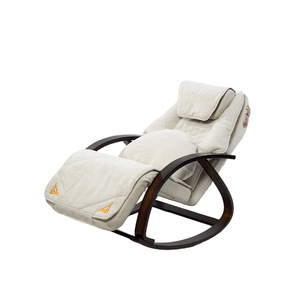 Massage Chair Full Body Zero Gravity Railless Vibration Musical Function Off White - Product Image 1