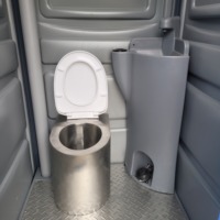 Toilette chimique portable avec lavabo pour une utilisation en extérieur
