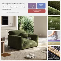 Nouvel ensemble de housses de canapé modulable WEELOTT en velours chenille 2025, anti-griffures, amovible, lavable, avec rembourrage en éponge pour salon