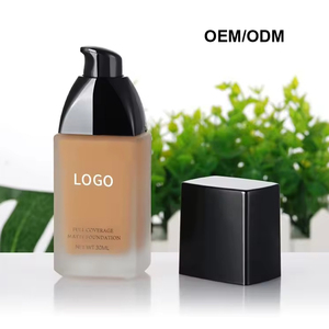 High Quality <strong>Cosmetics</strong> <strong>Manufacturer</strong> Customized Long Lasting Waterproof Coverage Facial Makeup Liquid Private Label Foundation - Product Image 2