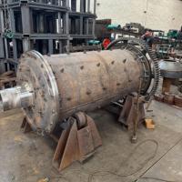 Broyeur à boulets de grande capacité, directement du fabricant, pour le projet de récupération de minerai d'or et la préparation de poudre d'aluminium en blocs