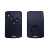 Carte clé de voiture à distance 4 boutons 433MHz Puce ID46-PCF7952A pour Renault Megane 3 Scenic Fluence Keyless avec lame VA2