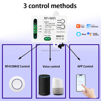 Module de relais intelligent ZP Tuya Wifi RF 433 MHz, interrupteur sans fil AC/DC 12V 24V 48V, télécommande 1 canal, minuterie 10A, compatible Alexa Google pour portail