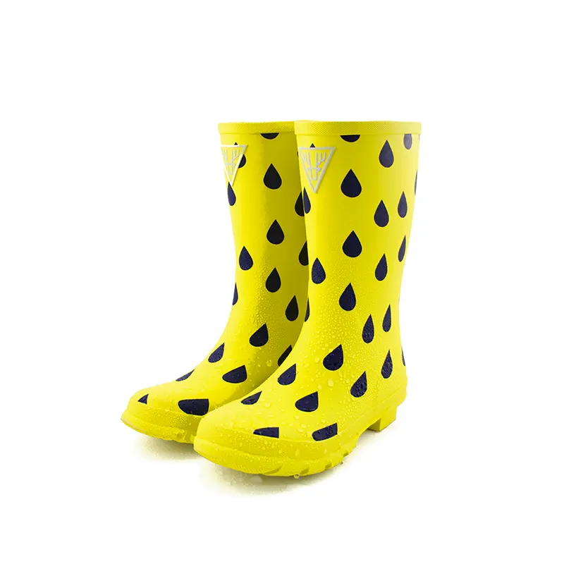 LAPPS custom made ayak bileği yüksek su geçirmez çocuk yağmur çizmeleri kauçuk ayakkabı yağmur için