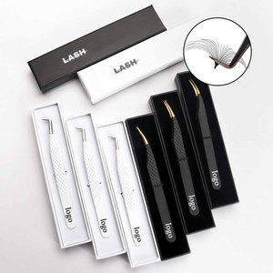 <span class=keywords><strong>Pince</strong></span> à cils à 90 degrés, emballage personnalisé, fournitures d'extension de cils, <span class=keywords><strong>pince</strong></span> à isolation pour extensions de cils - Product Image 4