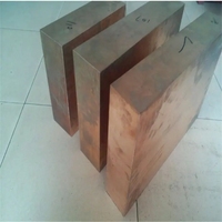 Plaque de cuivre peu coûteuse, commande minimum d'une tonne, plaque de bronze au béryllium laminée à chaud, tôle pour soudage et pliage CuBe1.7 CuBe2 CuBe2Pb
