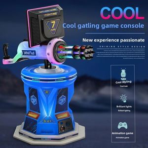 Children's Coin-Operated Gatling Shooting Video Game Machine for Mall <b>Square</b> Entertainment Centers and Game Cities - Product Image 1