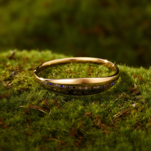 Fashion <b>Bangle</b> 316L Stainless Steel PVD Gold Plating Sustainable Resistant Jewelry <b>For</b> Women And <b>Men</b> - Product Image 3