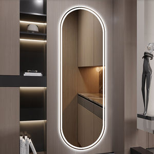 Espejo inteligente LED ovalado moderno al por mayor de fábrica con Sensor táctil, pasillo, baño, tienda de ropa, peluquería, espejo de pared LED - Product Image 4