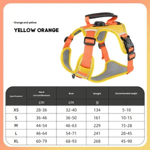 Nuevo Arnés y Correa para Perro de Poliéster, Clásico, Encantador y Sencillo, con Localizador Anti-Impacto, Correa de Pecho Reflectante, Chaleco para Mascotas (Estilo Moderno) <span class=keywords><strong>4</strong></span> - Product Image 6