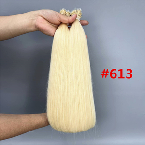 100% di alta qualità Remy Nano Ring extension per capelli europei sani e lisci tinti 100% capelli umani Remy Nano punte di <span class=keywords><strong>colore</strong></span> <span class=keywords><strong>biondo</strong></span> <span class=keywords><strong>chiaro</strong></span> - Product Image 2