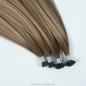 Extensiones de Cabello I-Tip, Cabello Humano Virgen Ruso de Doble Trama, Extensiones de Cabello Humano con Punta Micro K y Queratina - Product Image 5
