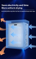 Déshydrateur alimentaire numérique en acier inoxydable pour fruits et légumes, 10 étages, industriel, commercial, domestique