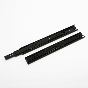 Ngăn Kéo Trượt Đường Sắt Với Màu Đen Ba Lần Ngăn Kéo Kênh Trượt Đường Sắt Cho Tủ Bếp - Product Image 4