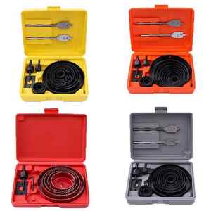 GHL2913 Jeu d'ouvre-trous de menuiserie Cylindre de lampe en plastique Perceuse de plaques de plâtre en pvc Perceuse de panneaux de bois Pistolet Perçage de trous - Product Image 3