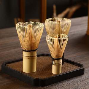 2025 Venta al por mayor al precio más bajo: Set de batidor de matcha de bambú largo Eco Chasen con logotipo personalizado, empaque de bambú y grabado. - Product Image 1