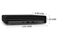 Mini PC de bureau Barebone Tiny EliteDesk 800 G8 11e génération, propre, sans rayures, grade A, testé et fonctionnel