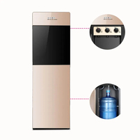 Distributeur d'eau chaude et froide électrique/à compresseur, automatique, sur pied, pour bouteilles de 5 gallons, 220-550