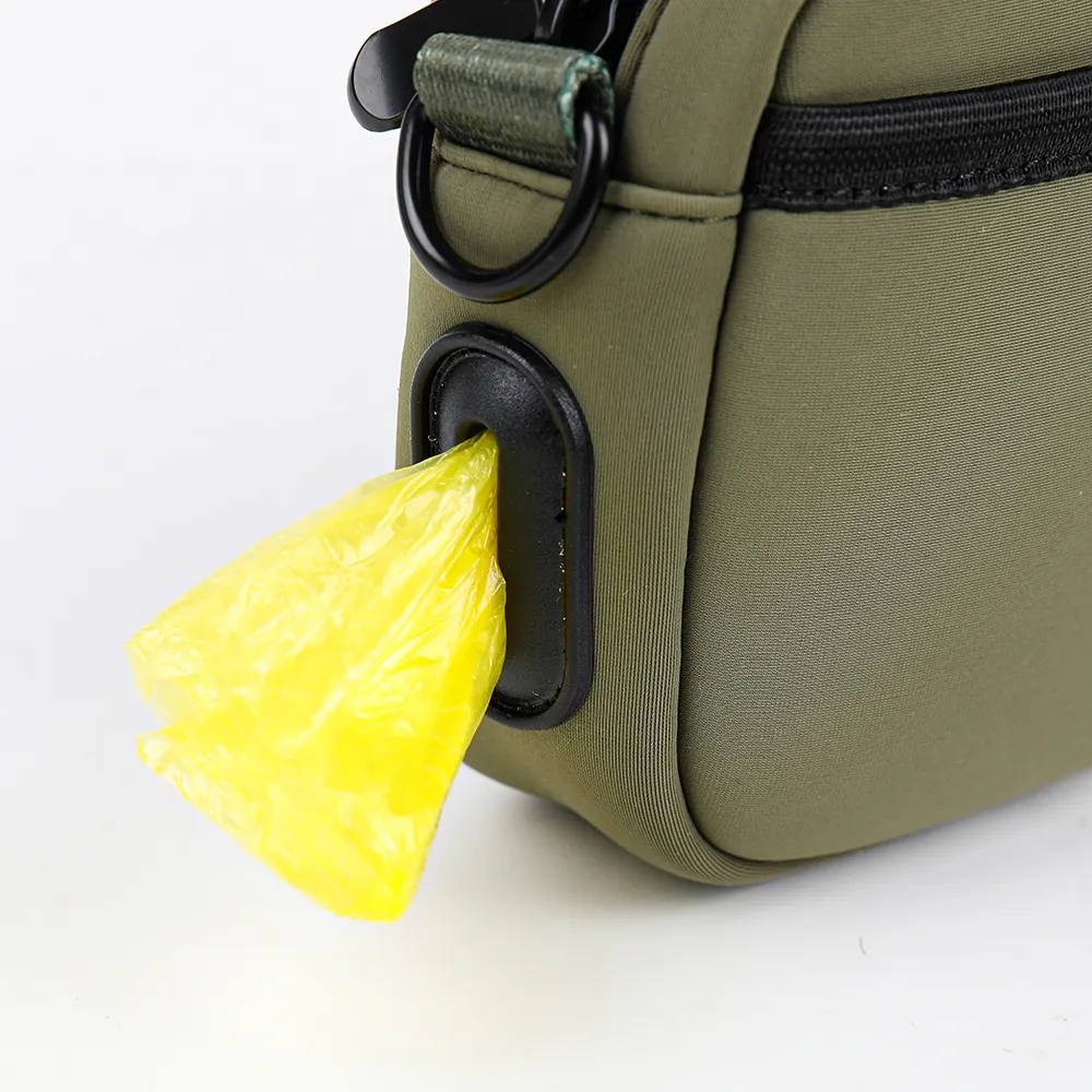 Women Crossbody Bag Personalized Dog Walking Bag With Poop Dispenser Waterproof Crossbody Sling Bag